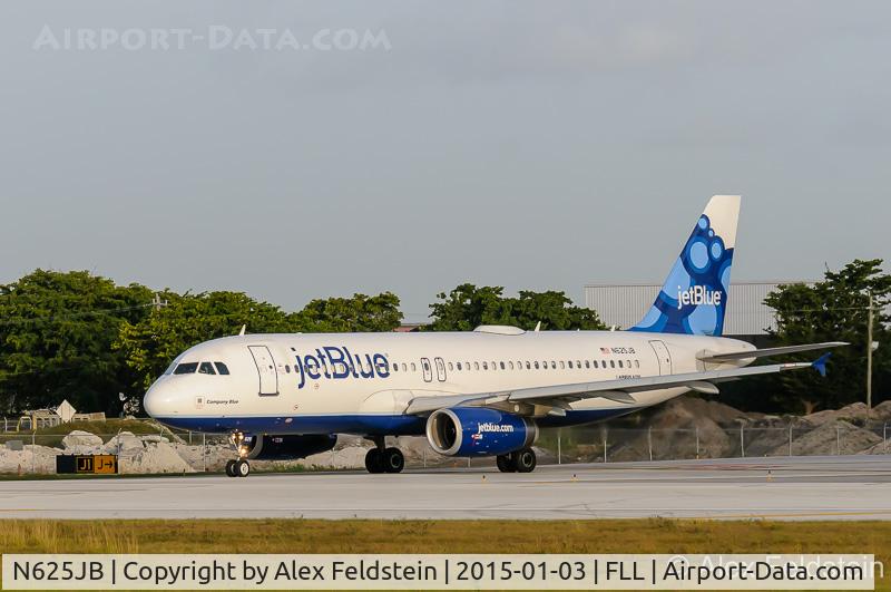 N625JB, 2005 Airbus A320-232 C/N 2535, Ft. Lauderdale