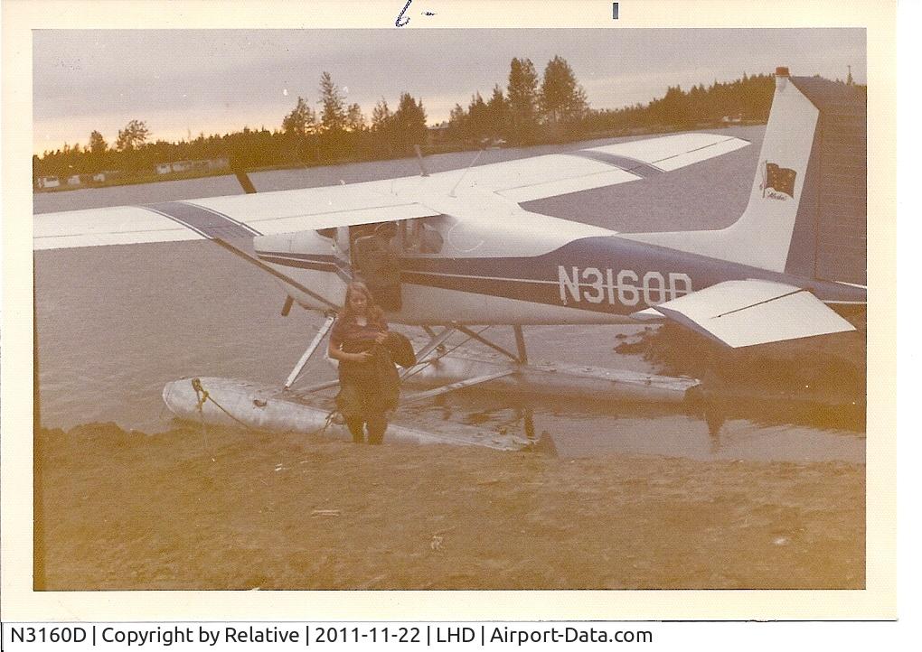 N3160D, 1955 Cessna 180 C/N 31958, N3160D on Lake Spenard
