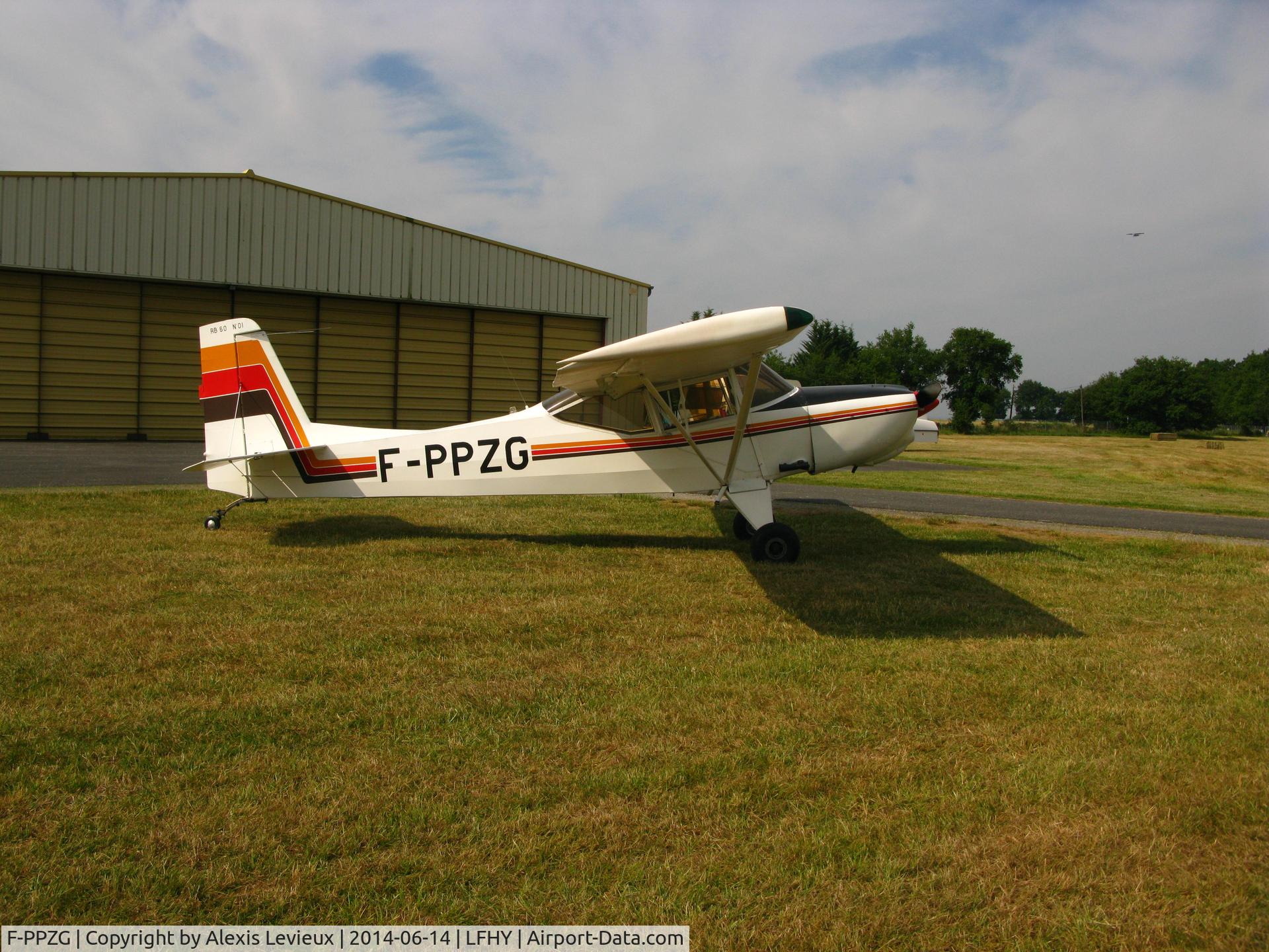 F-PPZG, 1986 Barbaro RB60 C/N 01, Auster V modified, wing cliped,new flaps, fuel tanks, tail, engine O290-3.