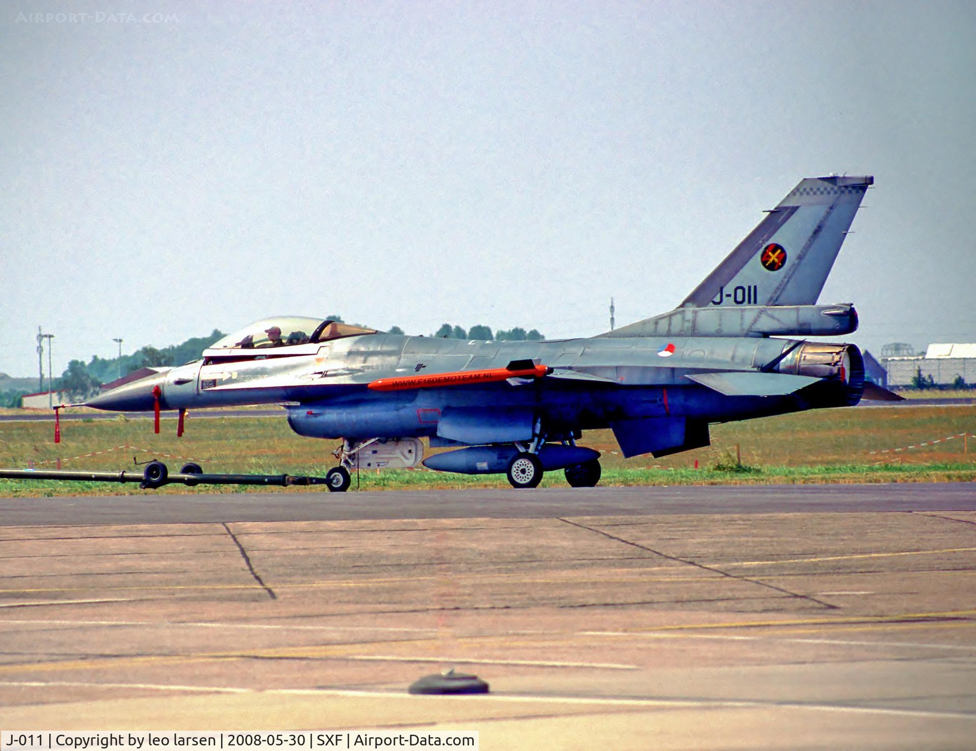 J-011, Fokker F-16AM Fighting Falcon C/N 6D-167, Berlin Air Show 30.5.08