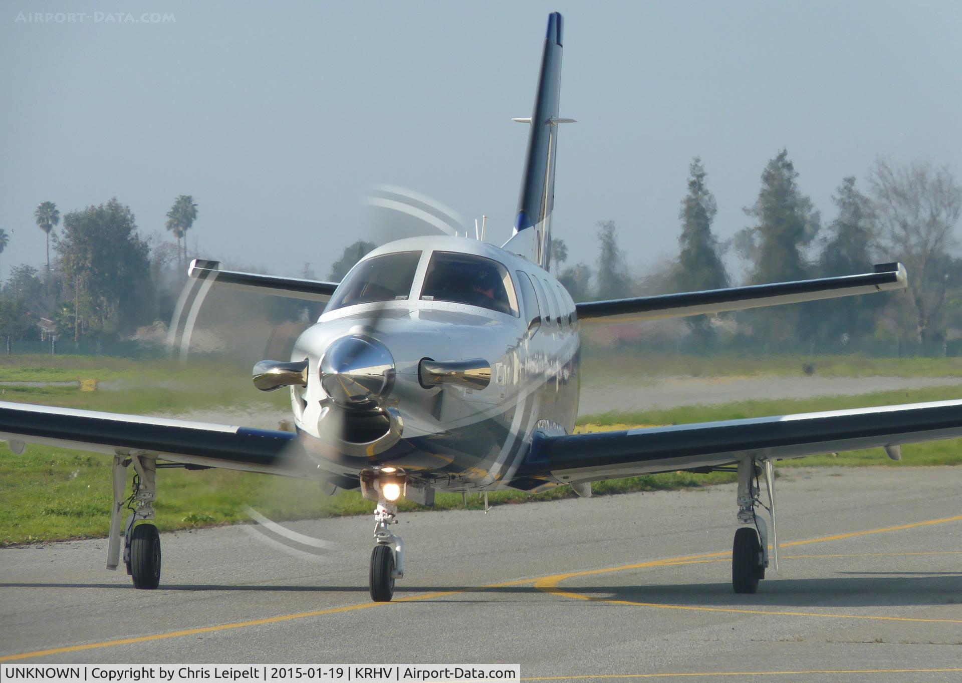 UNKNOWN, Miscellaneous Various C/N unknown, A local TBM 850 taxing back to its hangar after an IFR flight from Deer Valley. Photo taken at Reid Hillview Airport, CA.