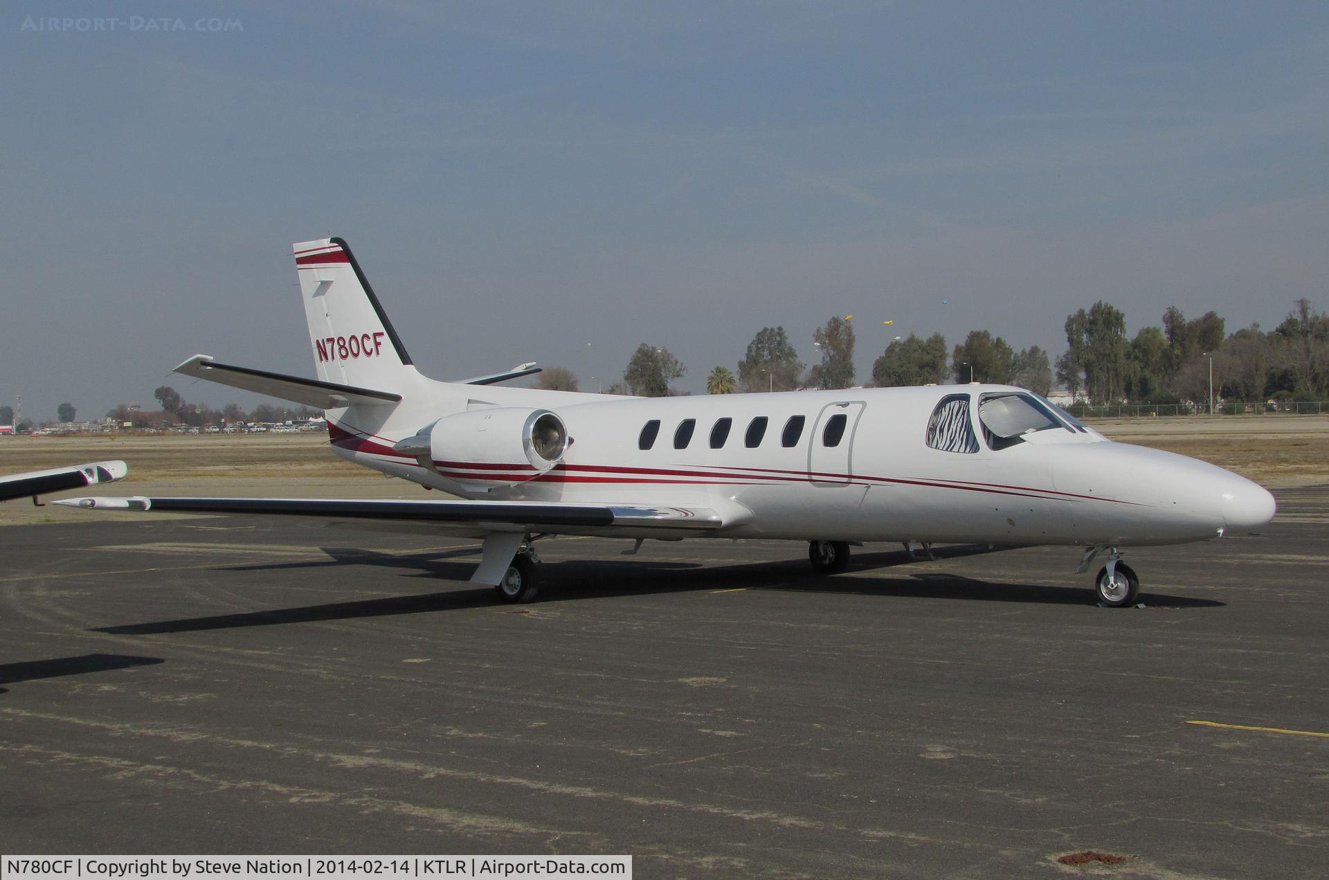 N780CF, 1978 Cessna 550 Citation II C/N 550-0014, Carfaye Inc (Corvallis, OR) 1978 Cessna 550 (c/n 550-0014) in for International Ag Expo 2014