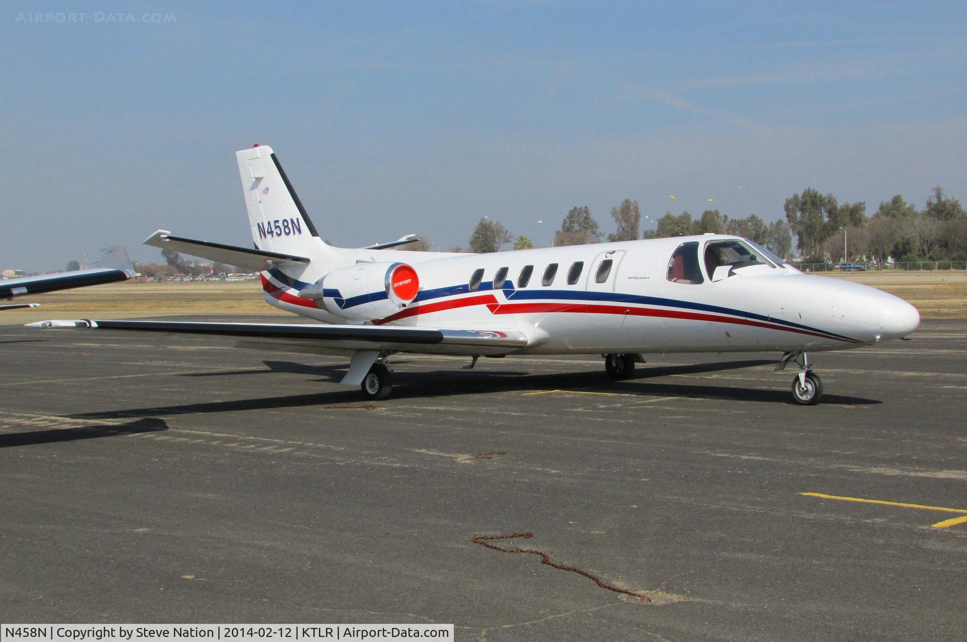 N458N, 1979 Cessna 550 C/N 550-0061, Eagle NW Air (Salem, OR) Cessna 550 in for International Ag Expo 2014