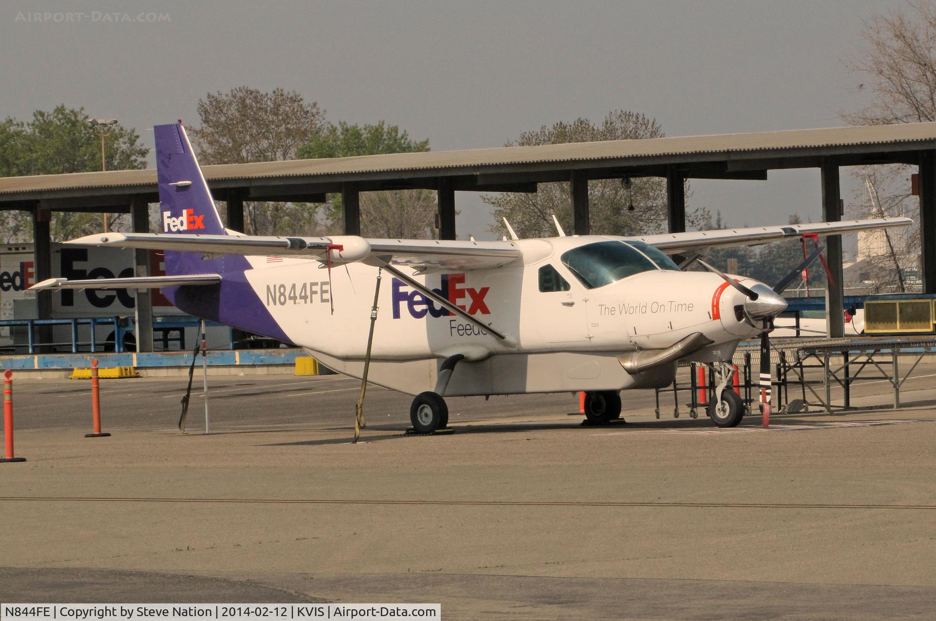 N844FE, 1989 Cessna 208B Super Cargomaster C/N 208B-0149, FedEx Cessna 208B small package carrier ready to return to LA