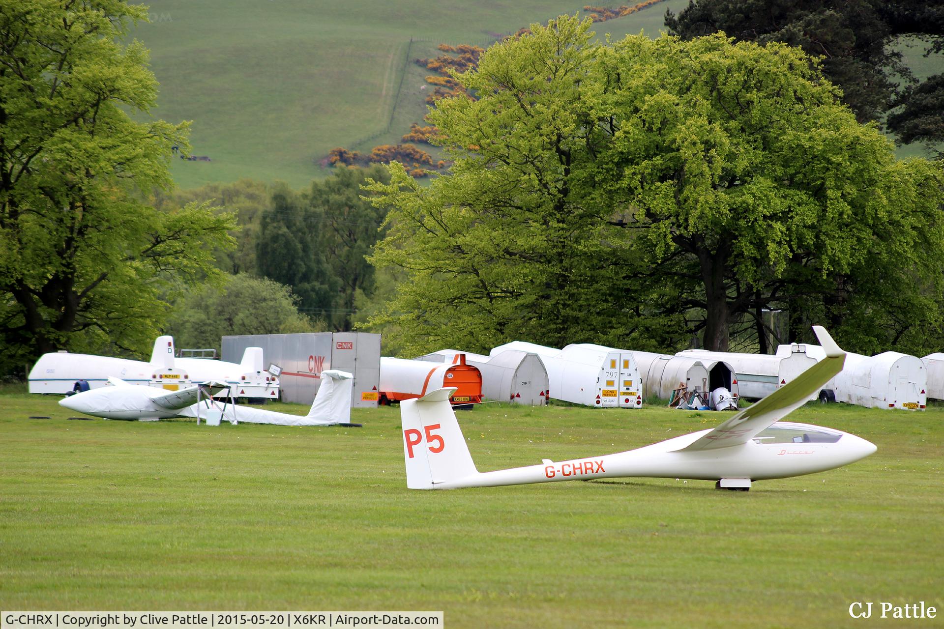 G-CHRX, 1995 Schempp-Hirth Discus a C/N 545, Pictured at Portmoak, Scotland