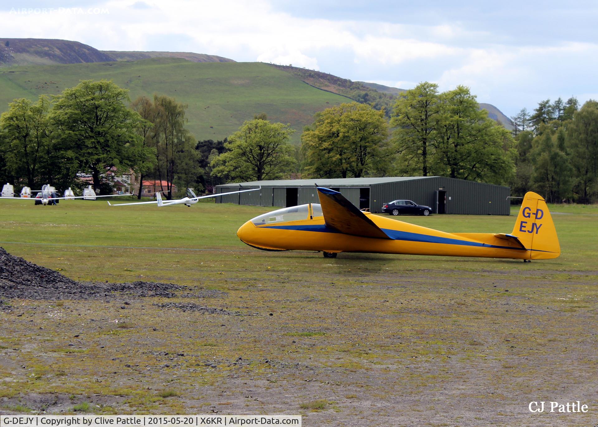 G-DEJY, PZL-Bielsko SZD-9bis Bocian 1D C/N P-351, At rest at Portmoak, Scotland