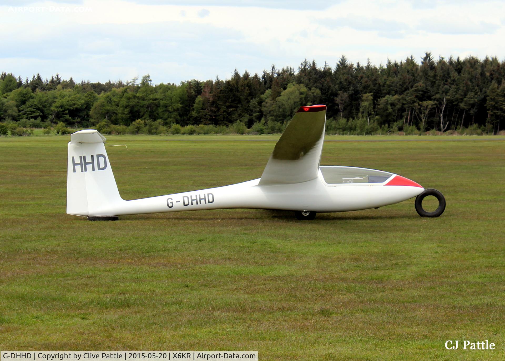G-DHHD, 1992 PZL-Bielsko SZD 55-1 C/N B-2010, At rest at Portmoak, Scotland - ex PH-1393