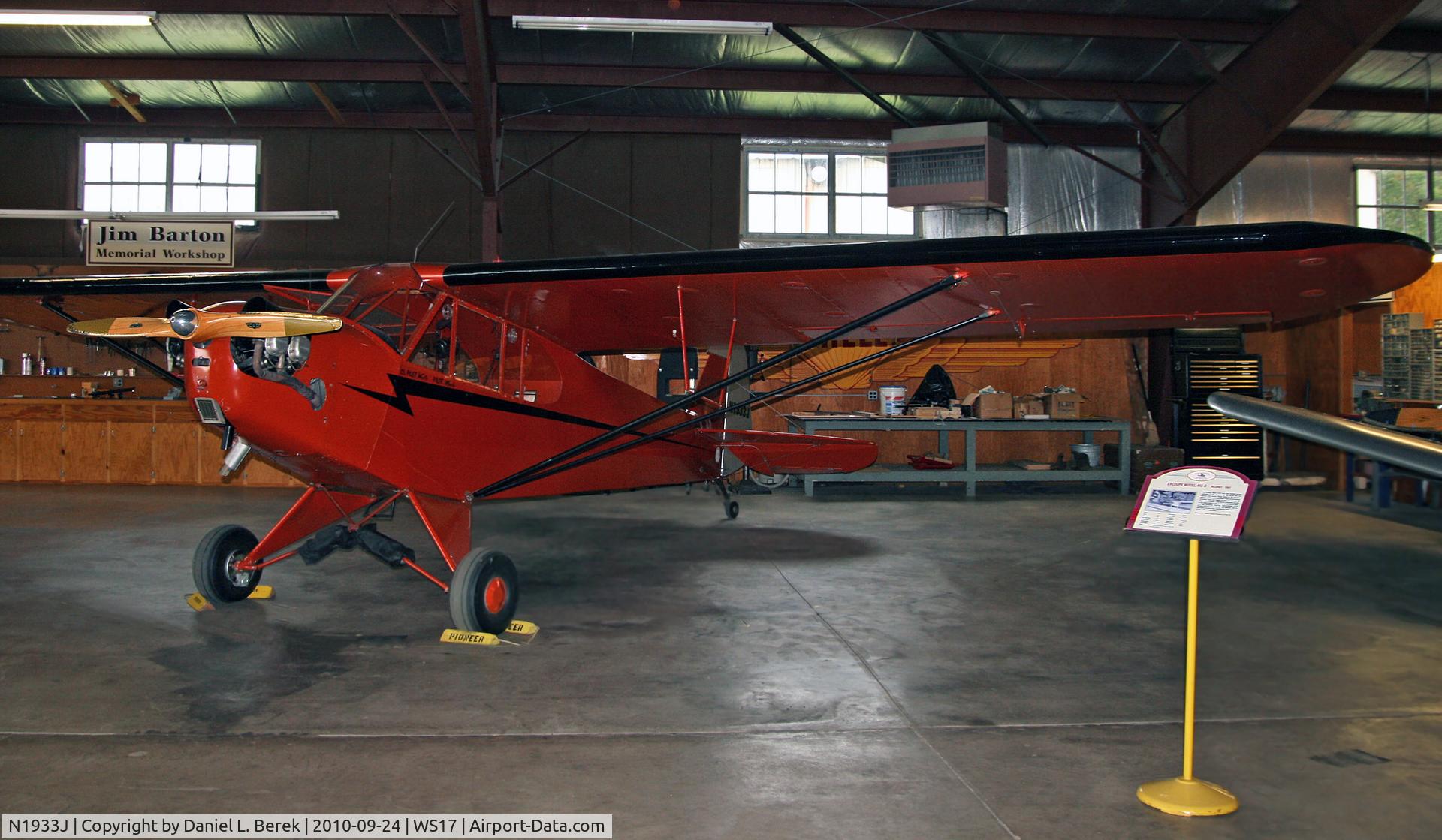 N1933J, 1983 Wag-Aero CUBy C/N 303, So easily confused with a Piper Cub!
