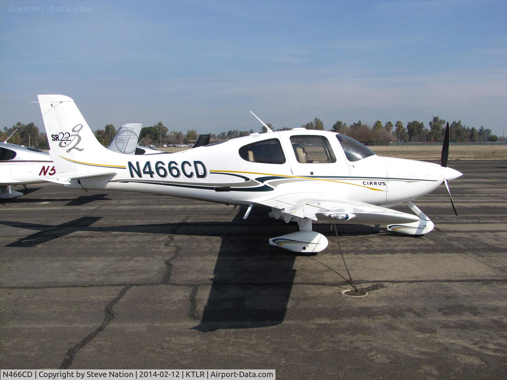 N466CD, 2005 Cirrus SR22 G2 C/N 1466, LVAC LLC (Palm Desert, CA) Cirrus Design SR22 @ Mefford Field (Tulare, CA) for 2014 International Ag Expo