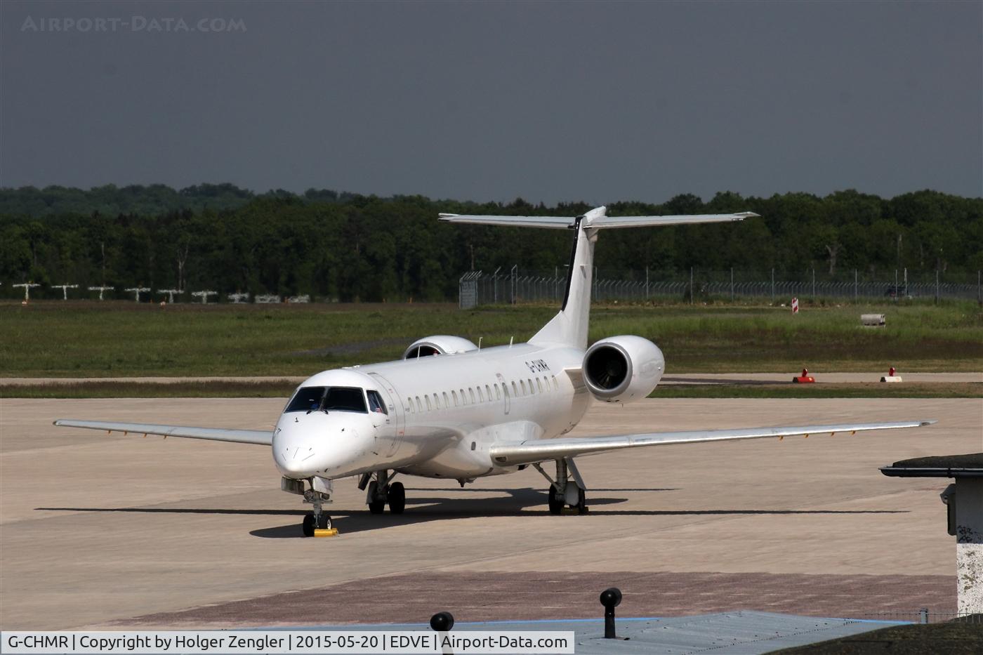 G-CHMR, 2001 Embraer EMB-145MP (ERJ-145MP) C/N 145405, White knight from GB expecting a new task.....