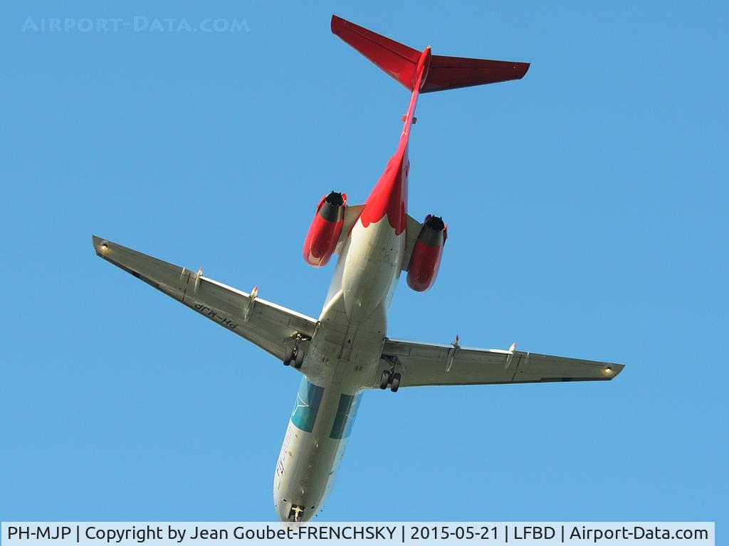 PH-MJP, 1995 Fokker 100 (F-28-0100) C/N 11505, Denim Air landing 23 from Toulouse