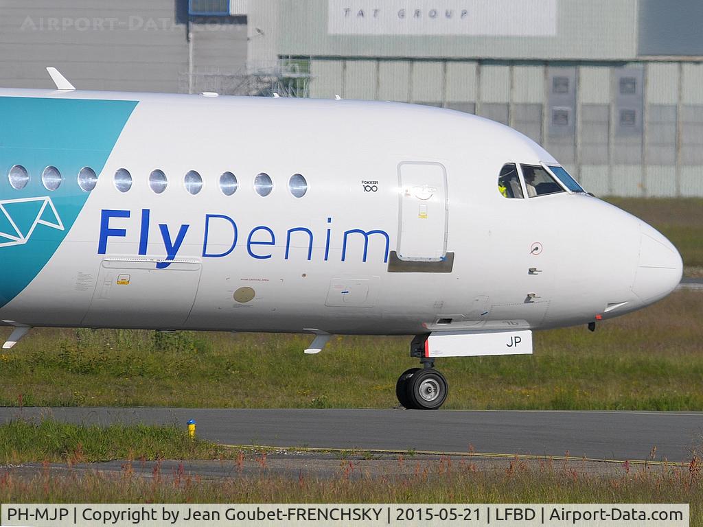 PH-MJP, 1995 Fokker 100 (F-28-0100) C/N 11505, DENIM to Nottingham, flight 3D6551.