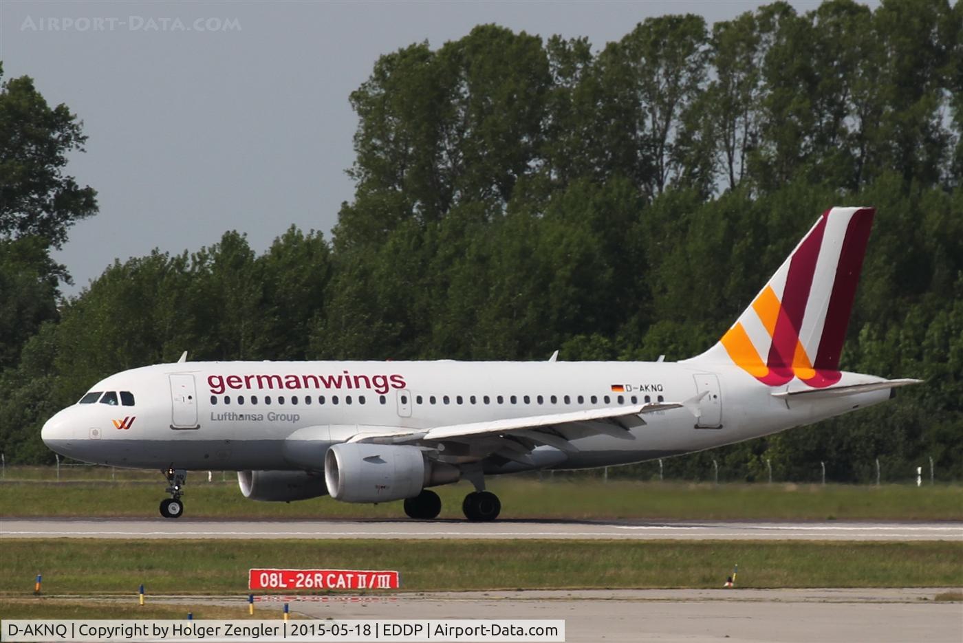 D-AKNQ, 2000 Airbus A319-112 C/N 1170, Rolling out on rwy 26R....