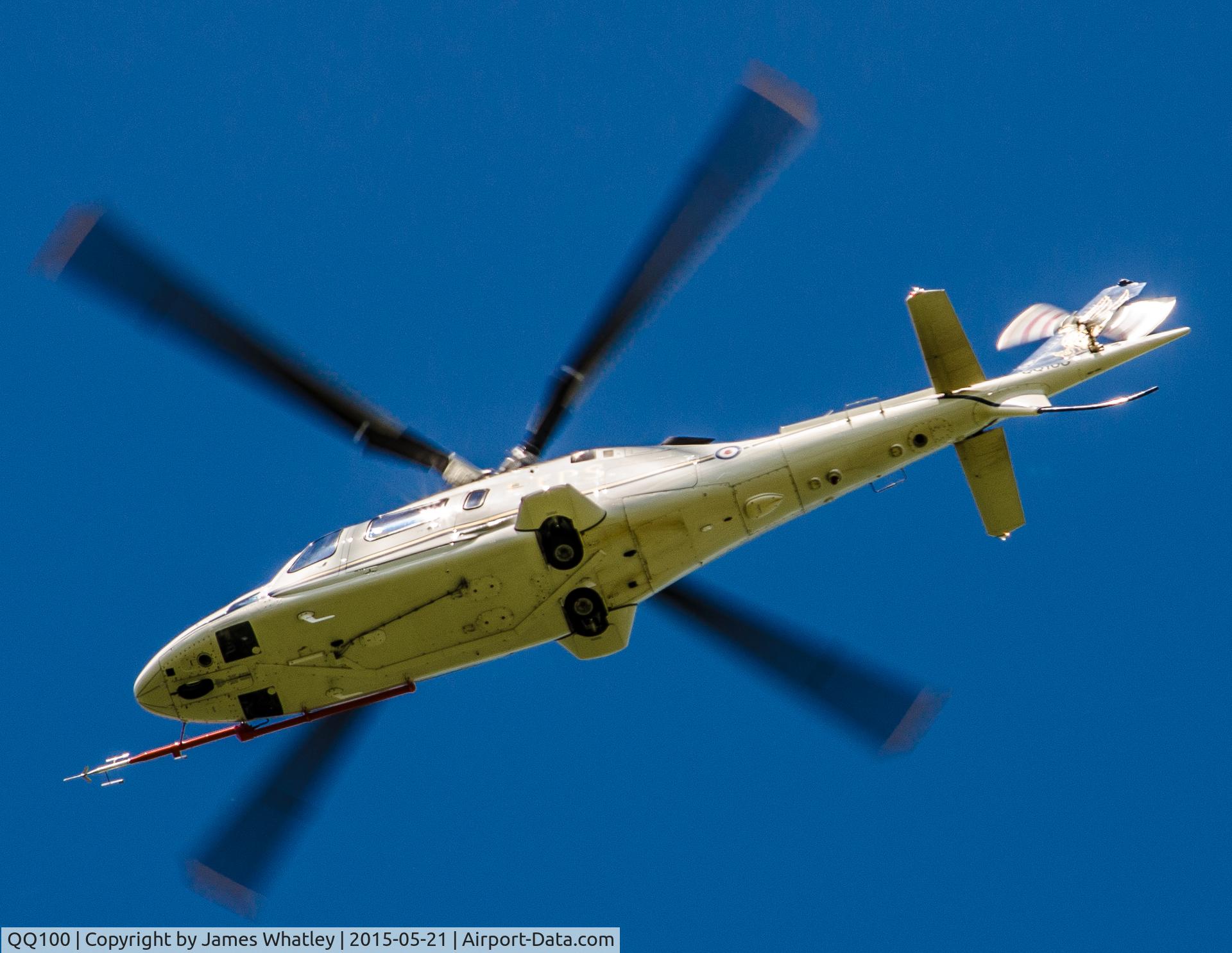 QQ100, 2001 Agusta A-109E Power C/N 11131, Taken near Stonehenge