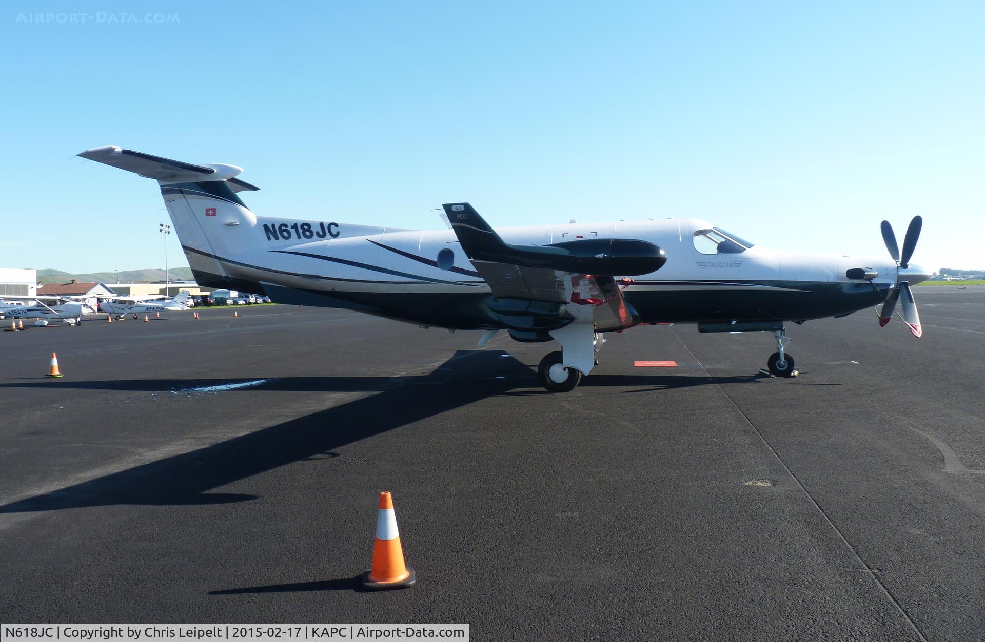 N618JC, 2005 Pilatus PC-12/45 C/N 618, A 2005 Pilatus PC-12/45 at the Napa Jet Center at Napa Airport, CA.