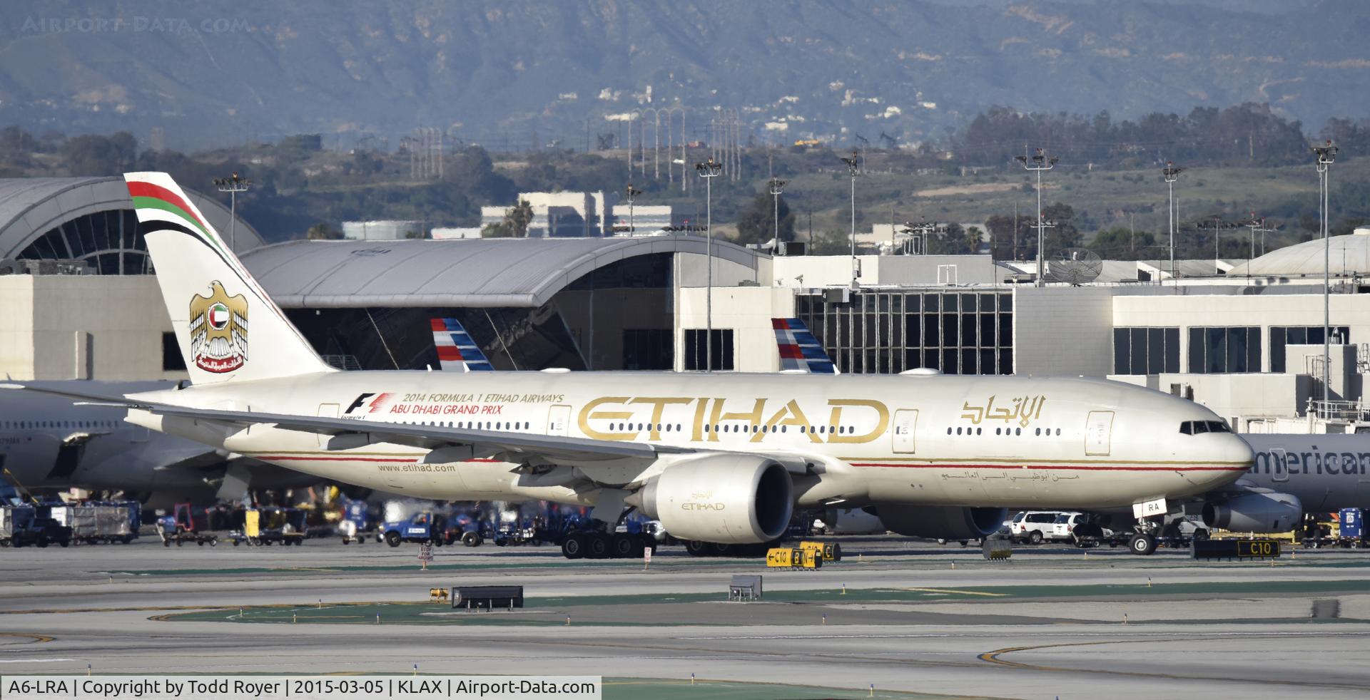 A6-LRA, 2007 Boeing 777-237/LR C/N 36300, Taxiing for departure