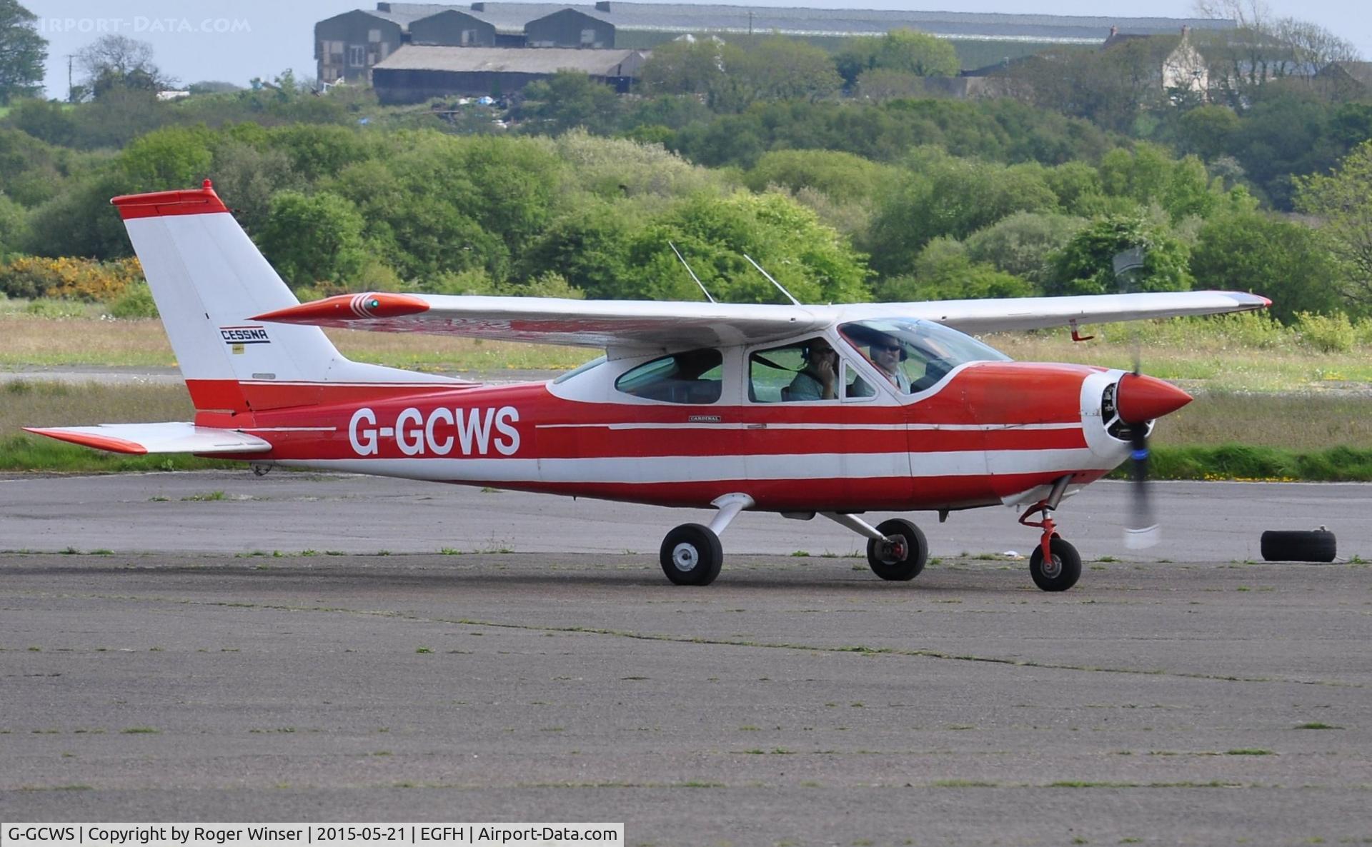 G-GCWS, 1967 Cessna 177 Cardinal Cardinal C/N 17700504, Visiting Cessna Cardinal. Previously registered SE-CWS.