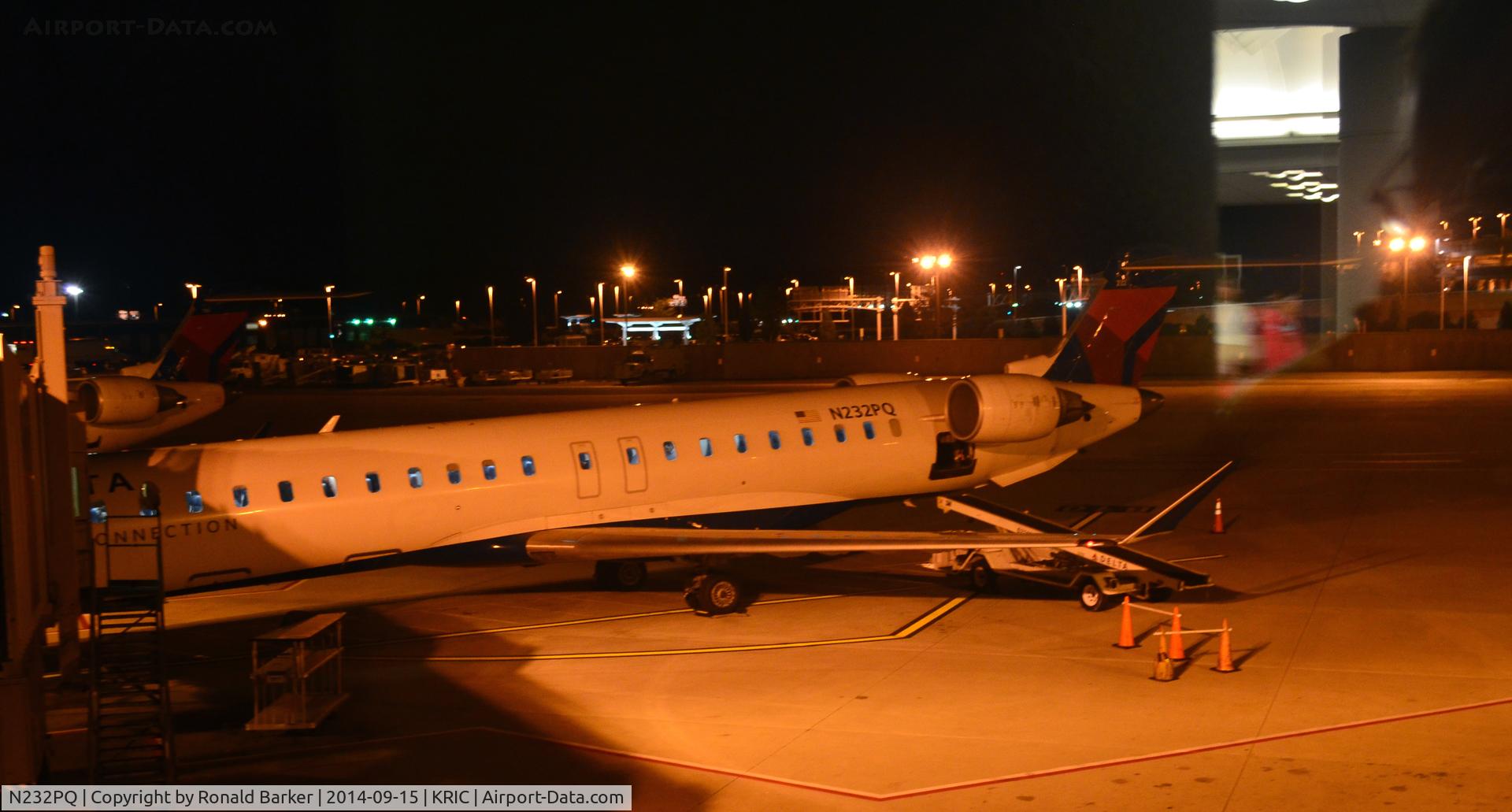 N232PQ, 2010 Bombardier CRJ-900ER (CL-600-2D24) C/N 15232, At the gate RIC