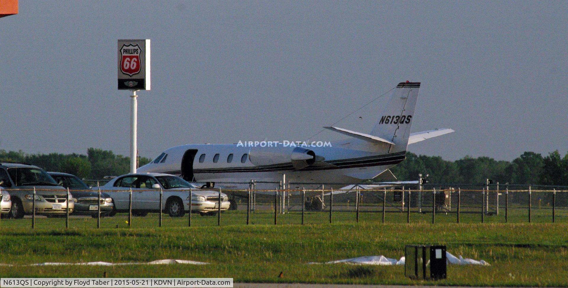 N613QS, 2005 Cessna 560XL C/N 560-5599, Unloaded Passengers and spending the night at Carver Aero