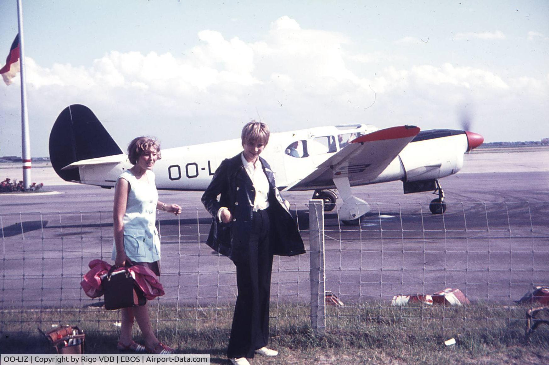 OO-LIZ, 1947 Nord 1101 Noralpha C/N 86, OO-LIZ in a previous color scheme at Ostend in late 1960's.