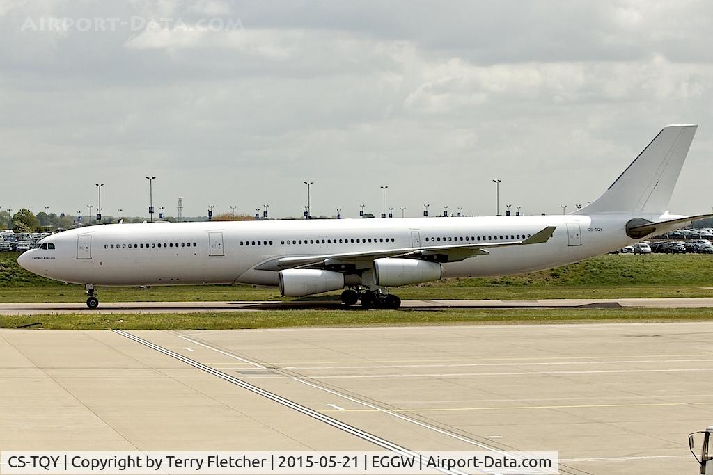 CS-TQY, 1997 Airbus A340-313X C/N 190, 1997 Airbus A340-313X, c/n: 190 at Luton with the New York service