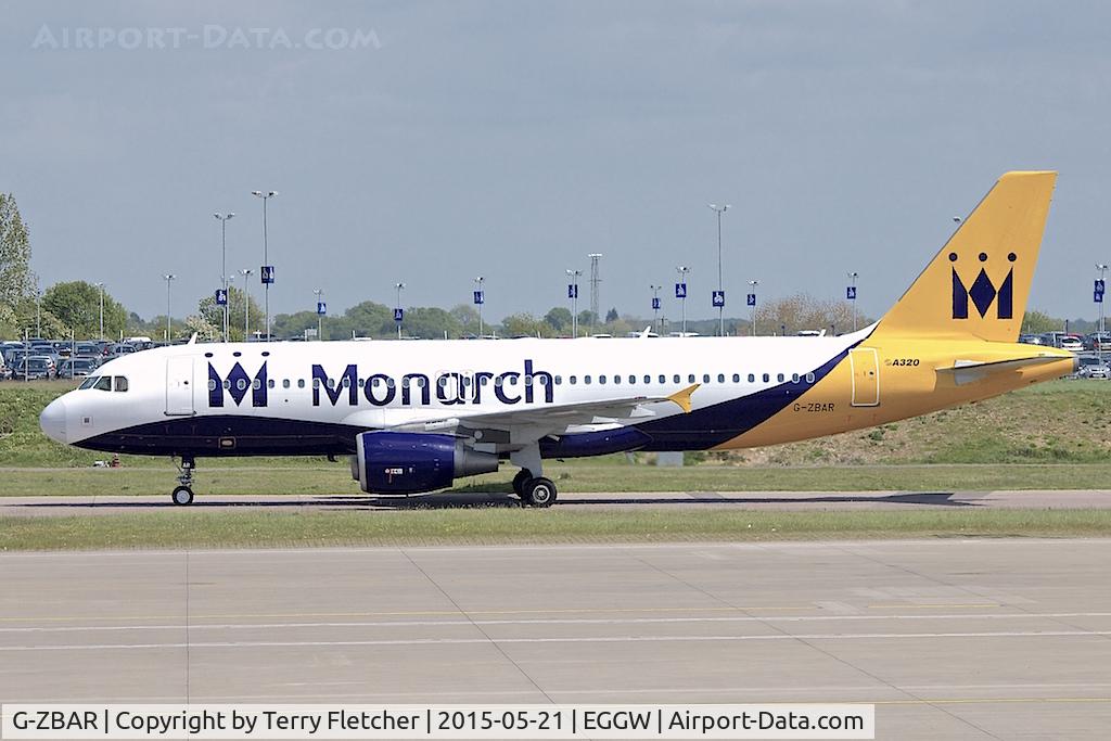 G-ZBAR, 2003 Airbus A320-214 C/N 2142, 2003 Airbus A320-214, c/n: 2142 of Monarch at Luton