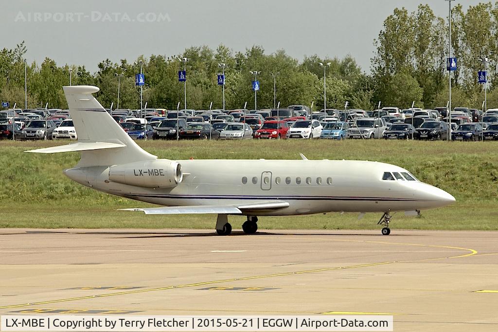 LX-MBE, 2003 Dassault Falcon 2000 C/N 208, 2003 Dassault Falcon 2000, c/n: 208 at Luton