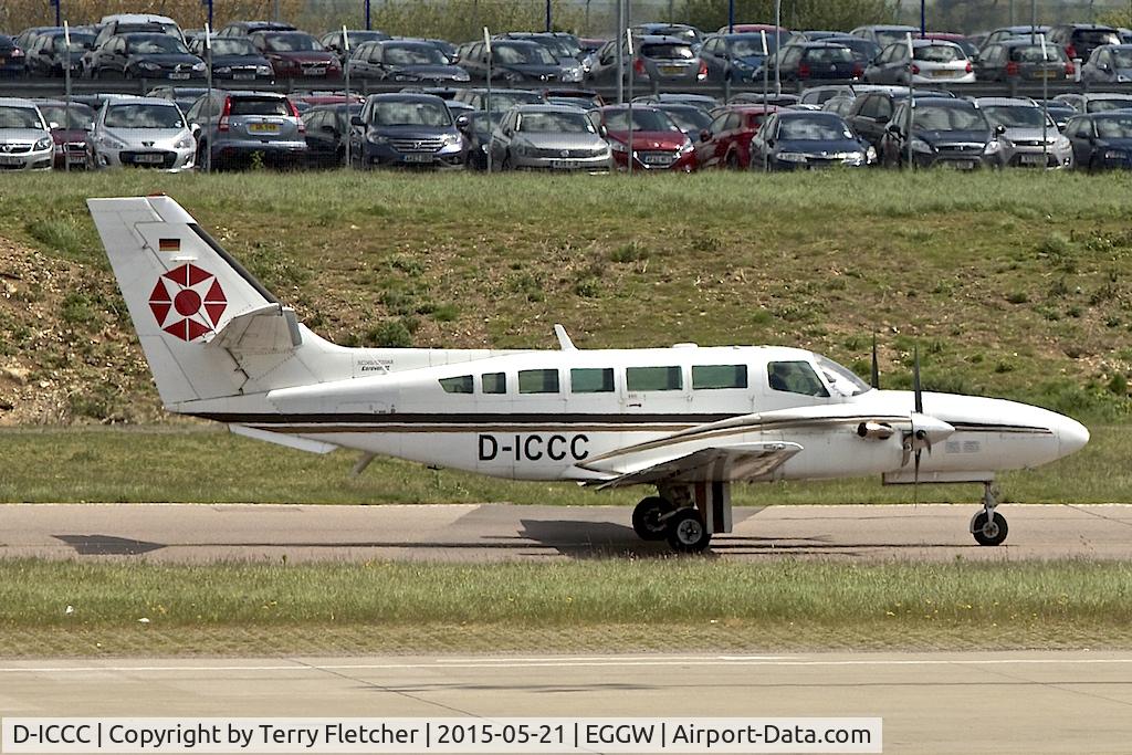 D-ICCC, 1990 Reims F406 Caravan II C/N F406-0050, Reims F406, c/n: F406-0050 at Luton