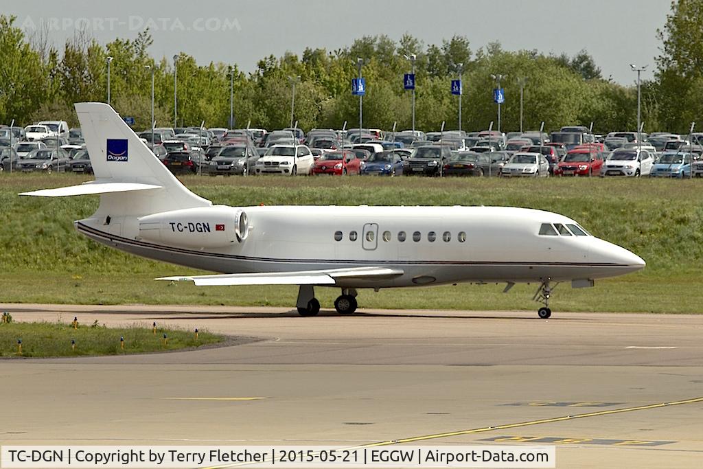 TC-DGN, 2007 Dassault Falcon 2000EX C/N 104, 2007 Dassault Falcon 2000EX, c/n: 104 at Luton