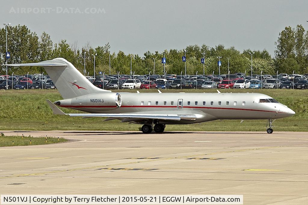 N501VJ, 2012 Bombardier BD-700-1A11 Global 5000 C/N 9563, 2012 Bombardier BD 700-1A11 Global 5000, c/n: 9563 at Luton