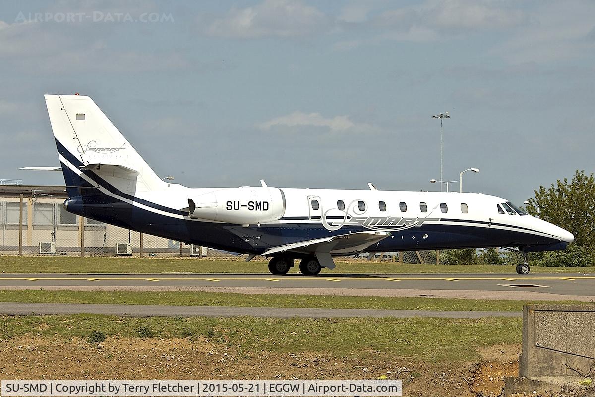 SU-SMD, 2009 Cessna 680 Citation Sovereign C/N 680-0270, Cessna 680, c/n: 680-0270 of Smart Aviation at Luton