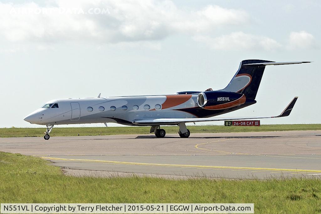 N551VL, Gulfstream Aerospace GV-SP (G550) C/N 5381, Gulfstream Aerospace GV-SP (G550), c/n: 5381 at Luton