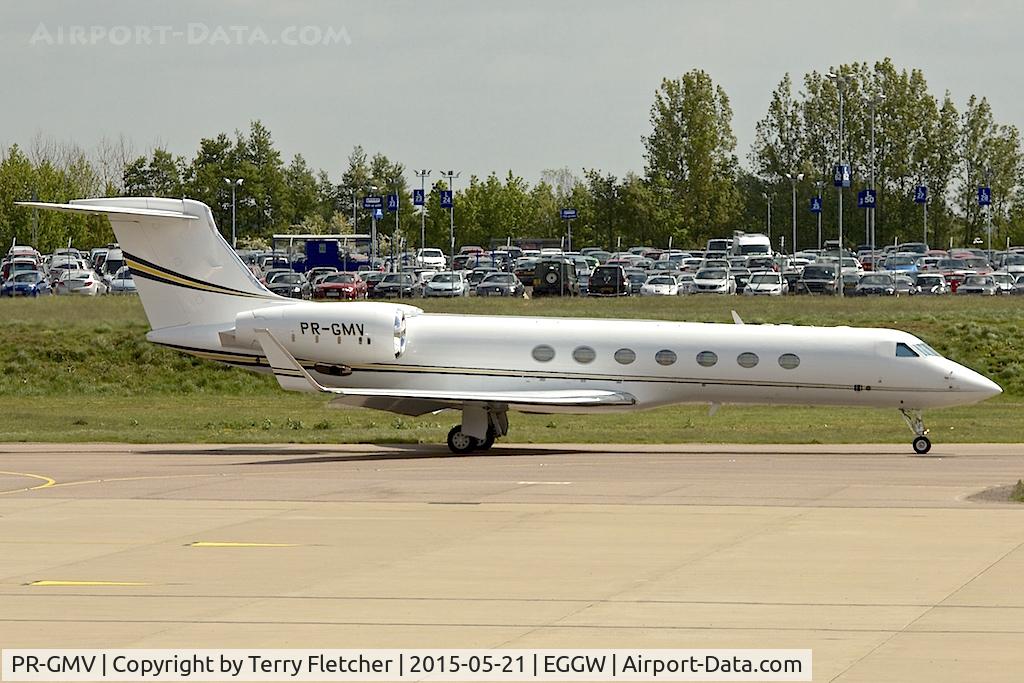 PR-GMV, 2003 Gulfstream Aerospace V-SP G550 C/N 5022, 2003 Gulfstream Aerospace G550, c/n: 5022 at Luton