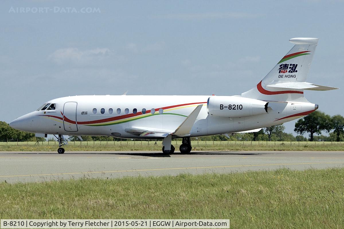 B-8210, 2014 Dassault Falcon 2000S C/N 721, B-8210 (DEER JET), Dassault Falcon 2000S, c/n: 721 at Luton