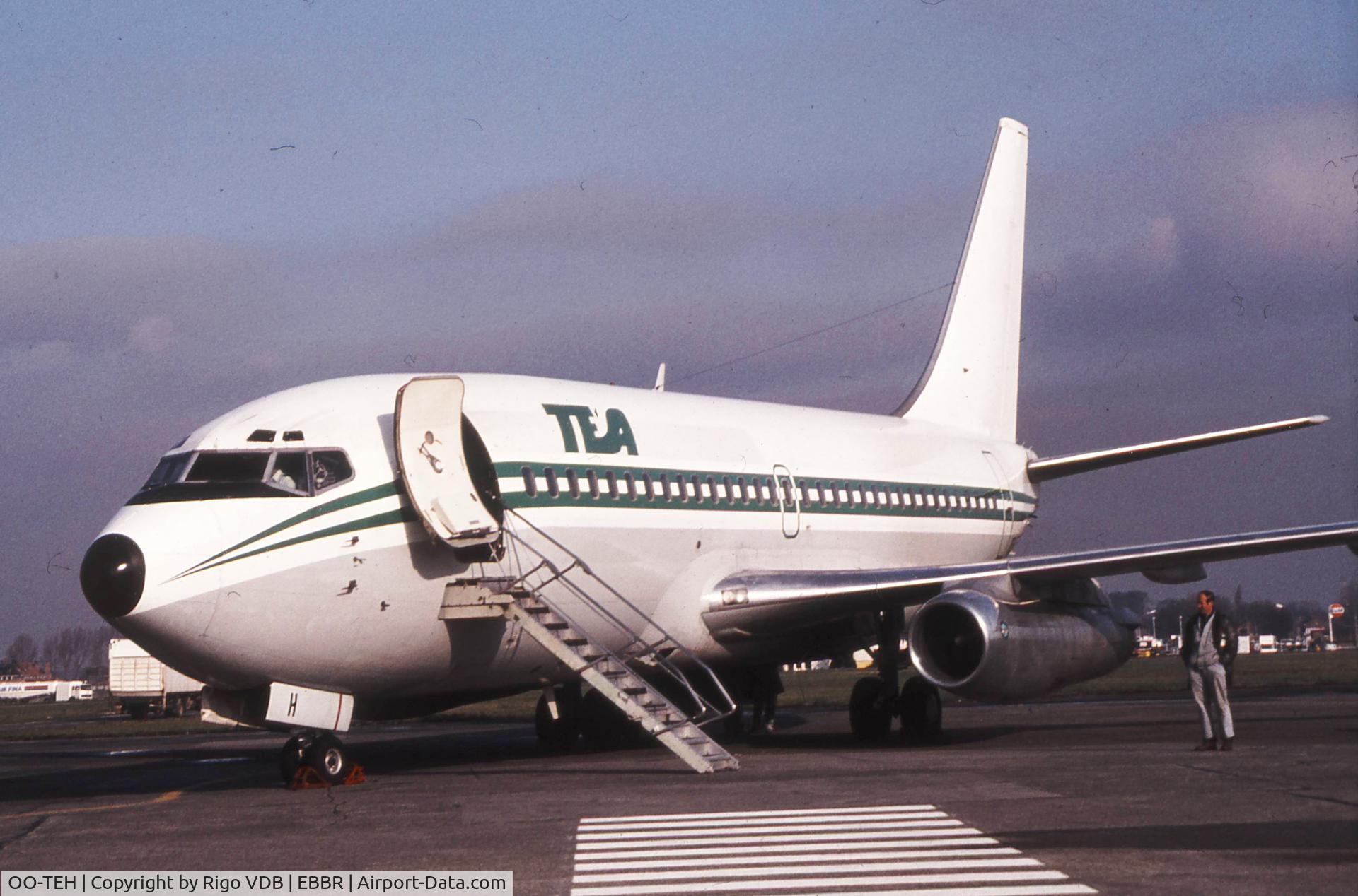 OO-TEH, 1976 Boeing 737-2M8 C/N 21231, OO-TEH in early 1982 after being leased to Nigeria Airways.