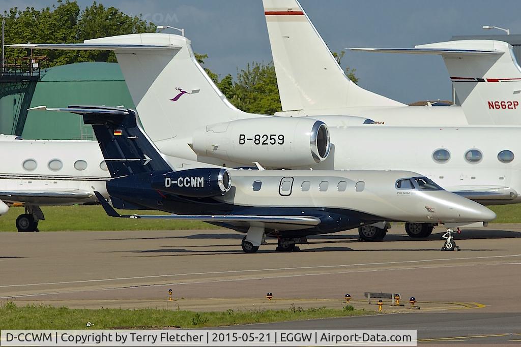 D-CCWM, 2014 Embraer EMB-505 Phenom 300 C/N 50500232, Embraer EMB505 PHENOM 300, c/n: 50500232 at Luton