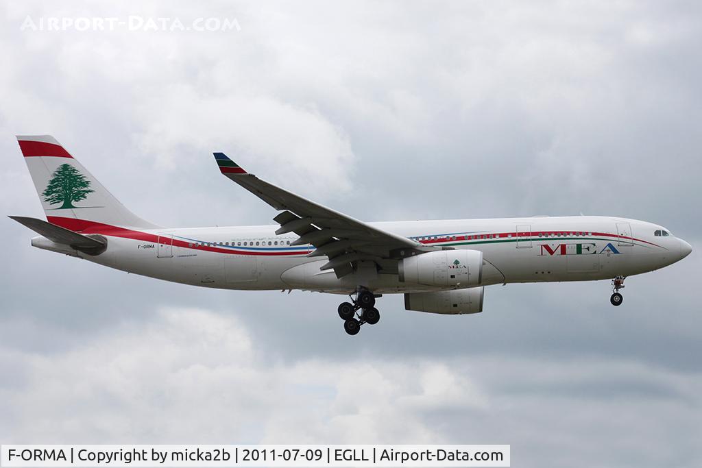 F-ORMA, 2008 Airbus A330-243 C/N 926, Landing