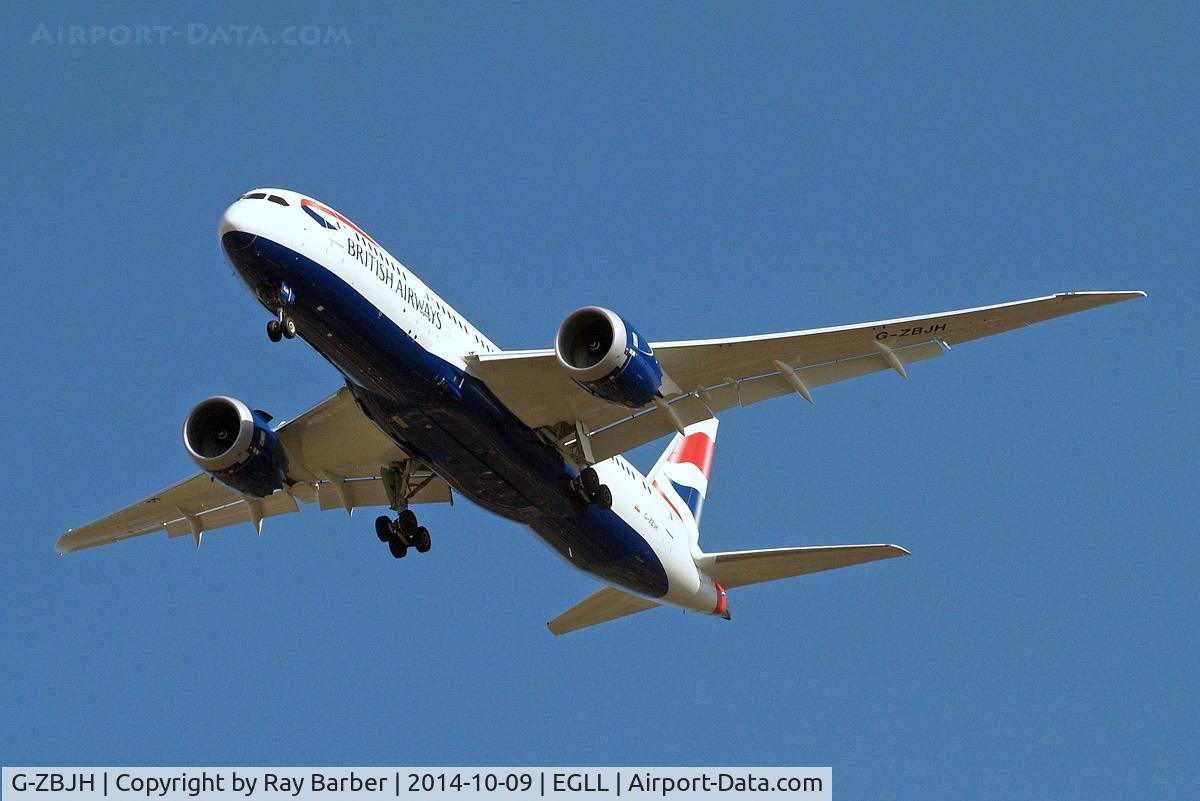 G-ZBJH, 2014 Boeing 787-8 Dreamliner C/N 38615, Boeing 787-8 Dreamliner [38615] (British Airways) Home~G 09/10/2014. On approach 27R.