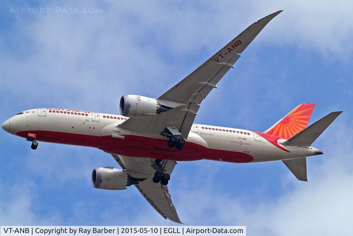 VT-ANB, 2011 Boeing 787-8 Dreamliner C/N 36274, Boeing 787-8 Dreamliner [36279] (Air India) Home~G 10/05/2015. On approach 27R.