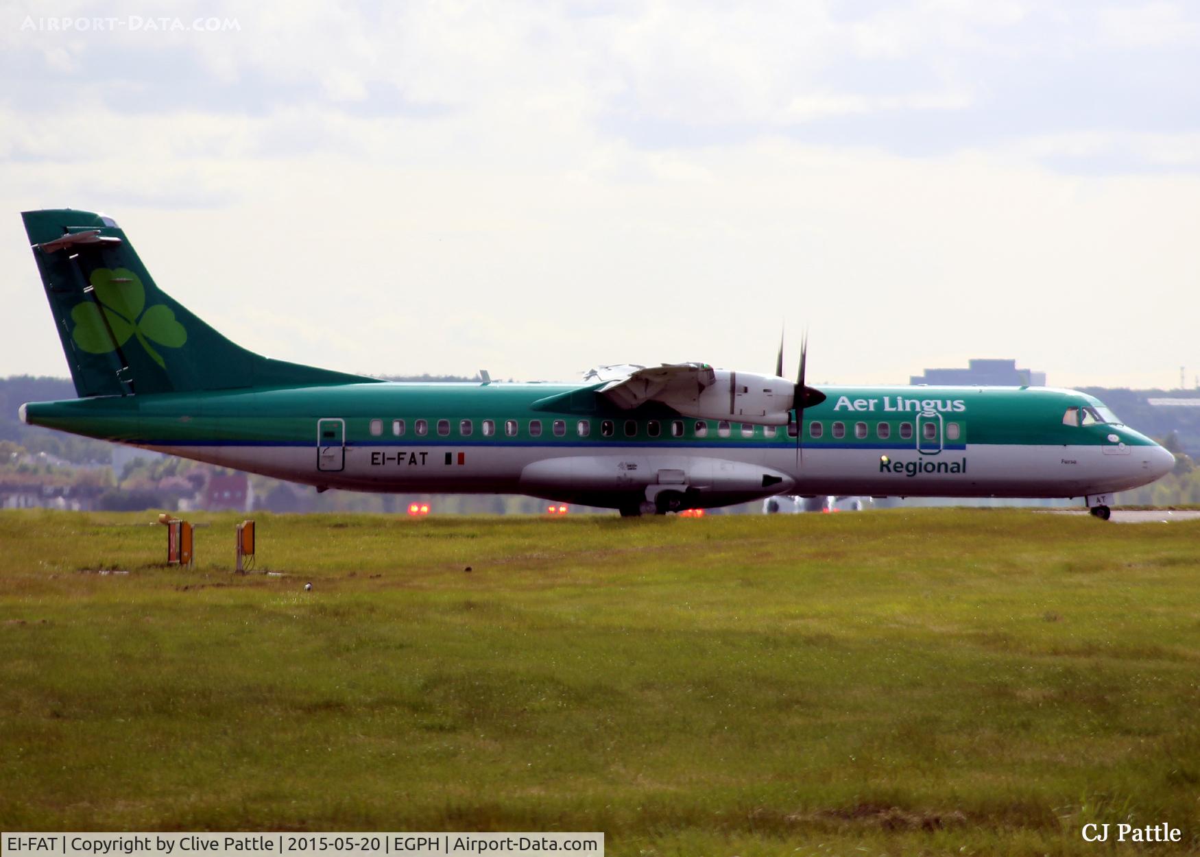 EI-FAT, 2013 ATR 72-600 (72-212A) C/N 1097, At Edinburgh (EGPH)