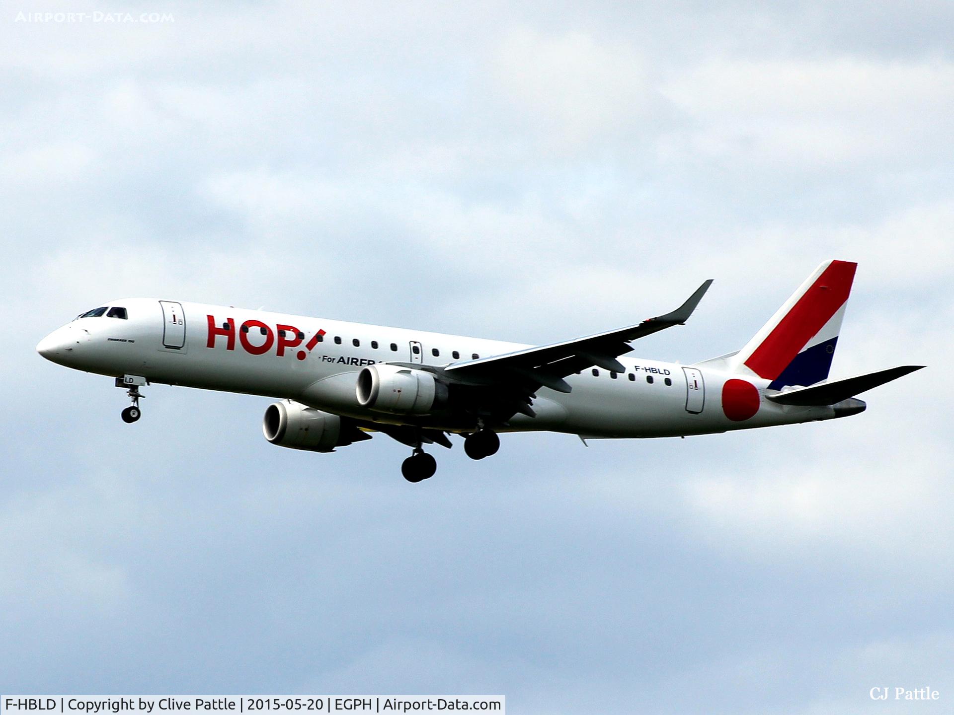F-HBLD, 2007 Embraer 190LR (ERJ-190-100LR) C/N 19000113, Landing at Edinburgh (EGPH)