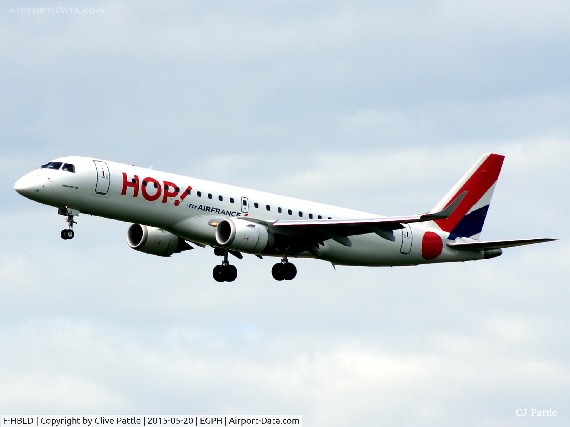 F-HBLD, 2007 Embraer 190LR (ERJ-190-100LR) C/N 19000113, Landing at Edinburgh (EGPH)