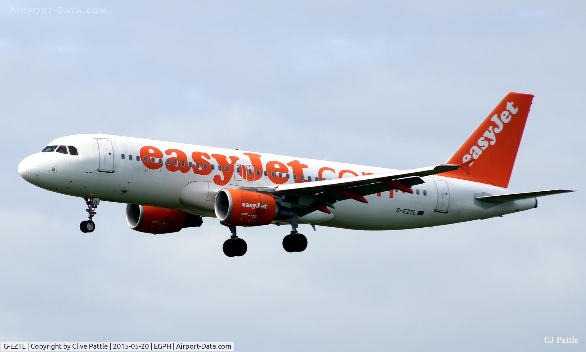 G-EZTL, 2009 Airbus A320-214 C/N 4012, Landing at Edinburgh (EGPH)