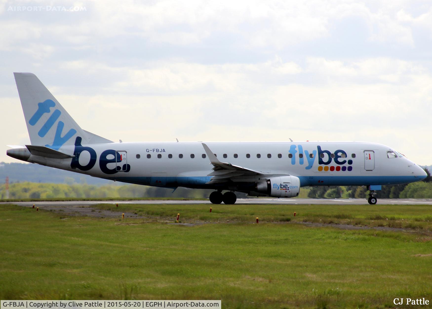 G-FBJA, 2011 Embraer 175STD (ERJ-170-200) C/N 17000326, Edinburgh (EGPH) action