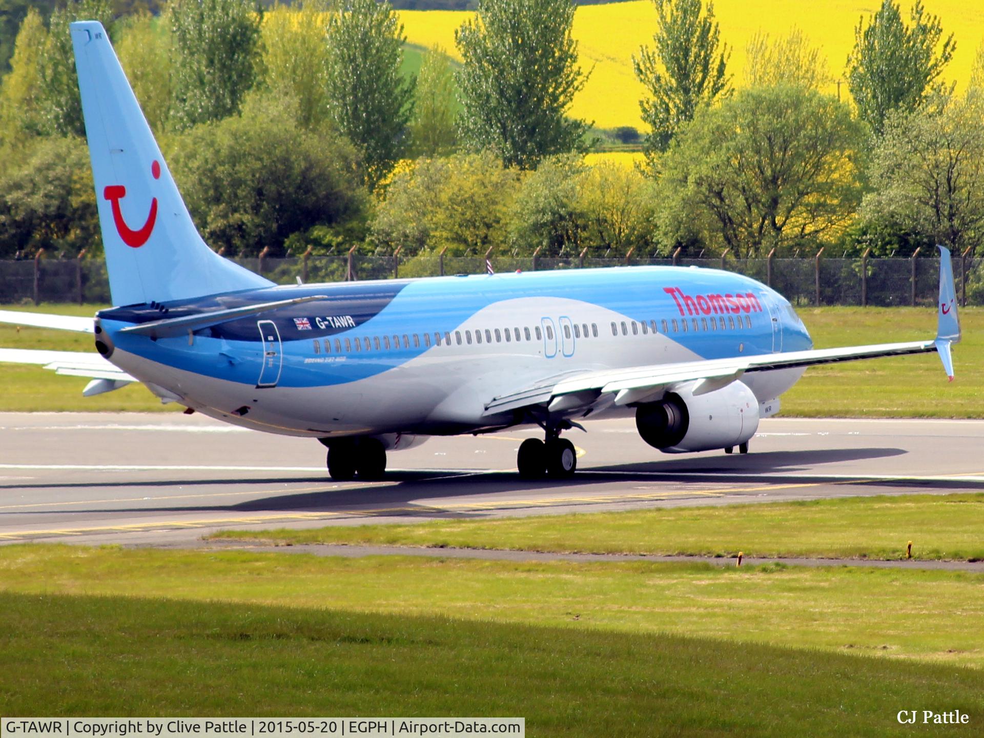 G-TAWR, 2013 Boeing 737-8K5 C/N 37256, Edinburgh (EGPH) action