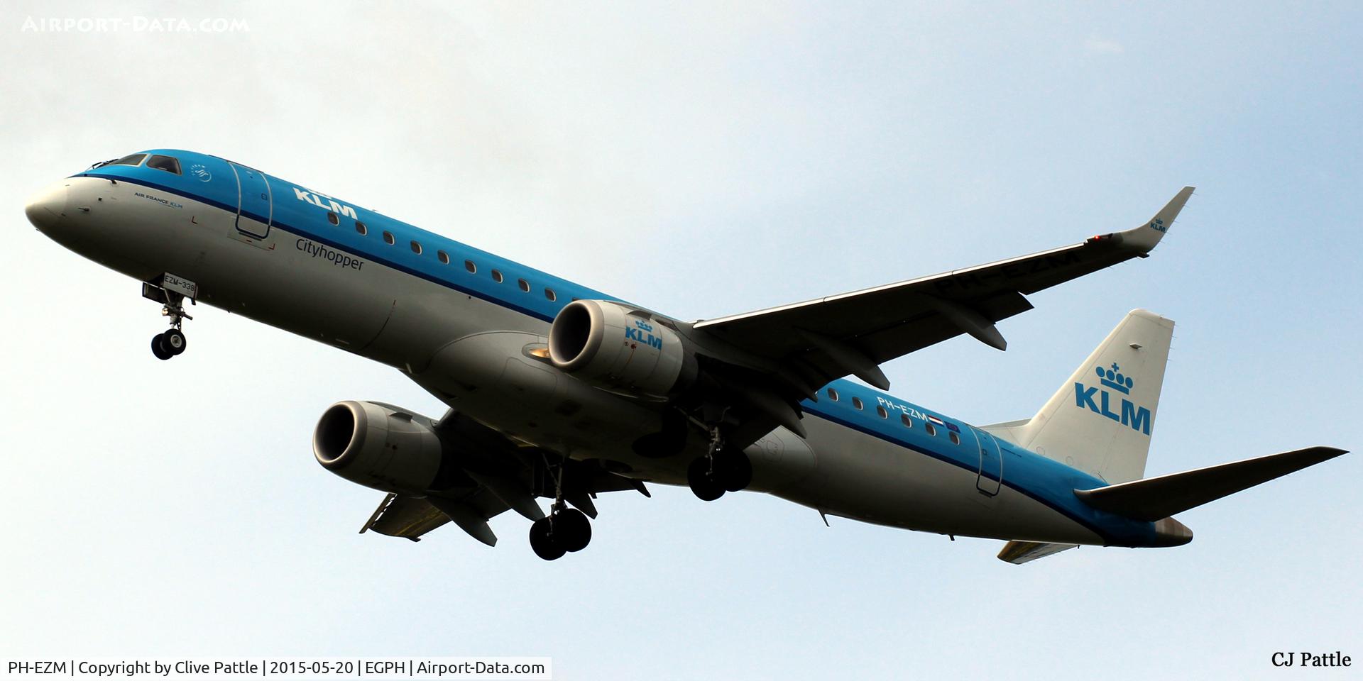 PH-EZM, 2010 Embraer 190LR (ERJ-190-100LR) C/N 19000338, Edinburgh (EGPH) action