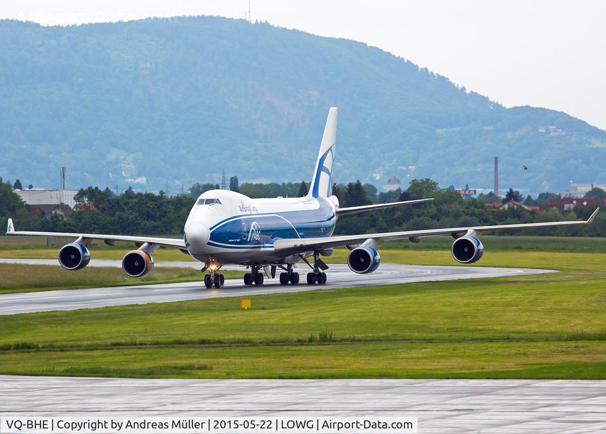 VQ-BHE, 2008 Boeing 747-4KZF (SCD) C/N 36784, Cargo flight.