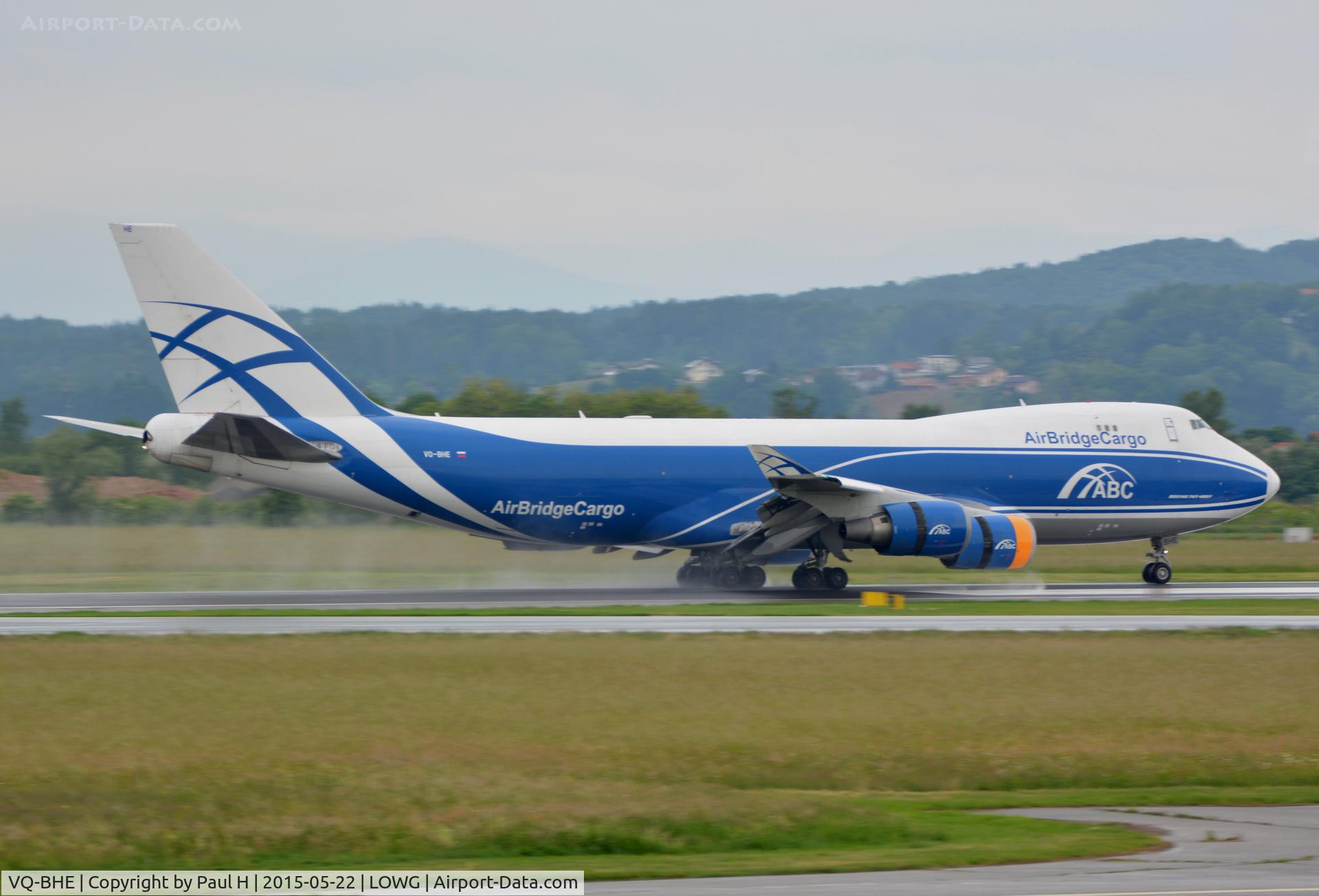 VQ-BHE, 2008 Boeing 747-4KZF (SCD) C/N 36784, B-747 for RedBull Air-Race Rovinj 2015, at LOWG