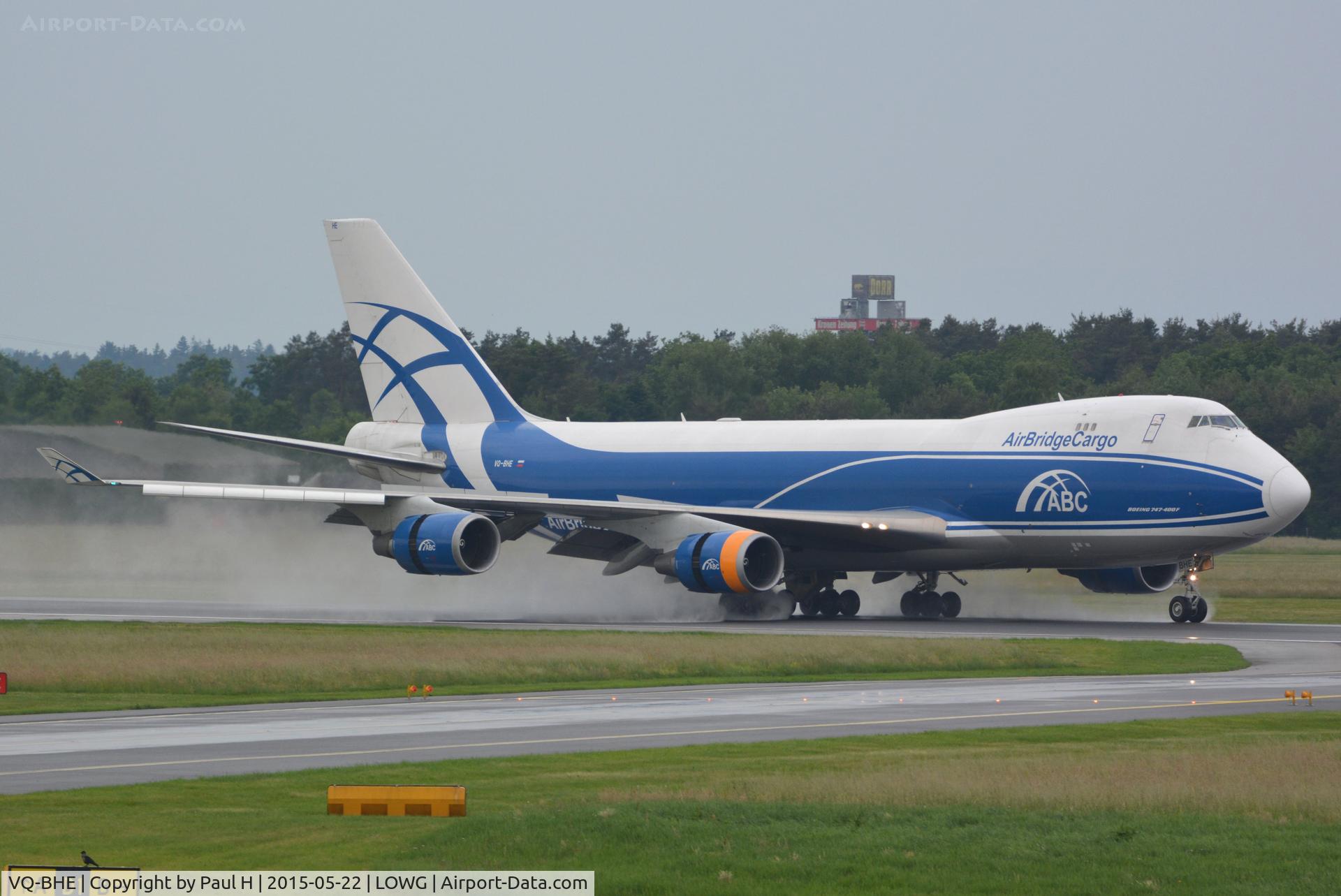 VQ-BHE, 2008 Boeing 747-4KZF (SCD) C/N 36784, B-747 for RedBull Air-Race Rovinj 2015, at LOWG