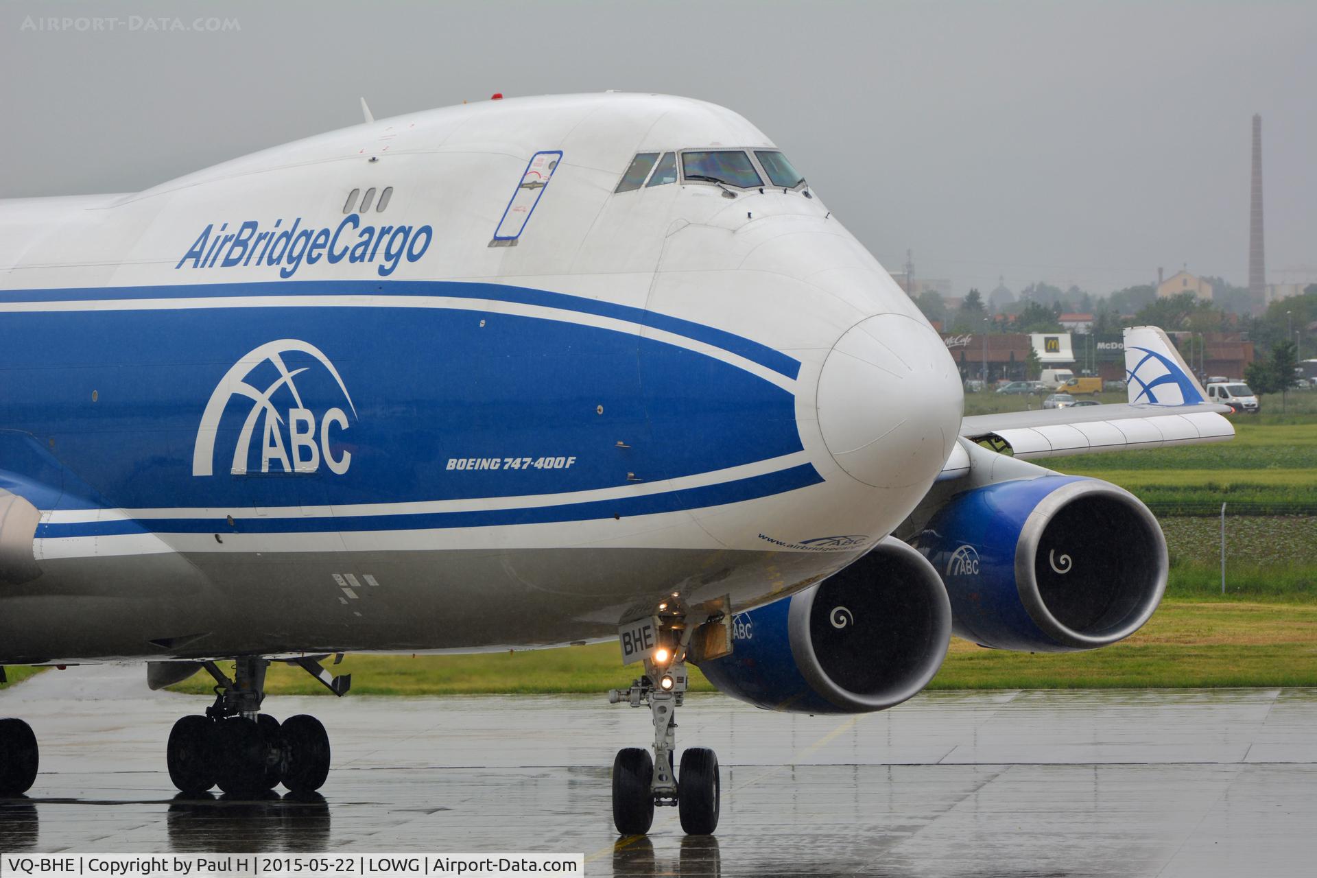 VQ-BHE, 2008 Boeing 747-4KZF (SCD) C/N 36784, B-747 for RedBull Air-Race Rovinj 2015, at LOWG